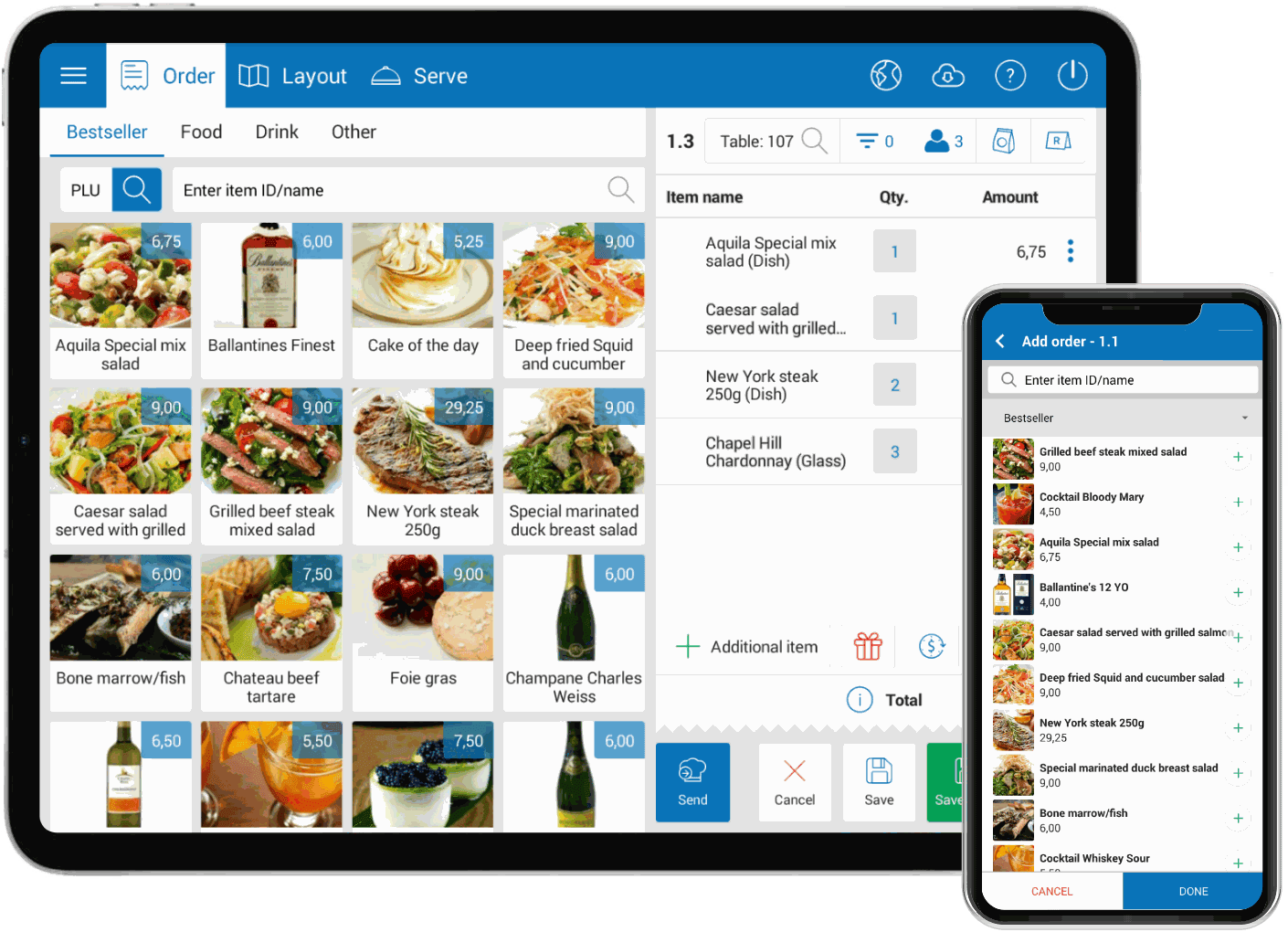 CukCuk ordering and restaurant workflow